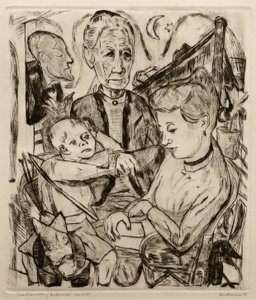 Familjens scen av Max Beckmann