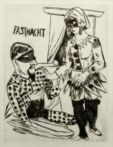 Mardi Gras av Max Beckmann