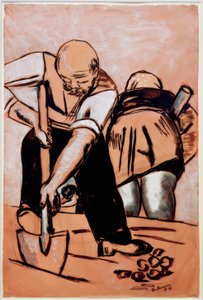 Fältarbetare av Max Beckmann