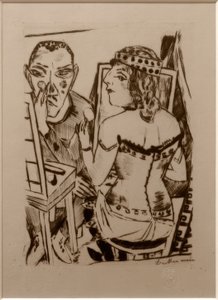 Gaderobe av Max Beckmann
