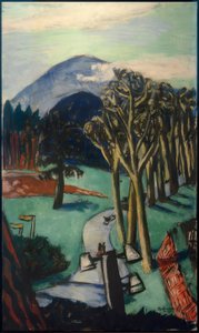 Golfbana i Baden-Baden av Max Beckmann