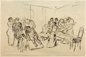 Stor operationssal av Max Beckmann