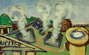 Varma källor i Abano av Max Beckmann
