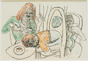 Jag äter inte min soppa av Max Beckmann