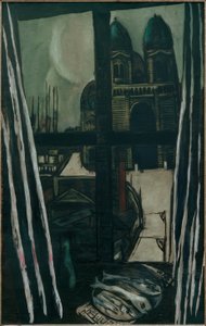 Kyrka i Marseille av Max Beckmann