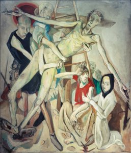 Kreuzabnahme av Max Beckmann