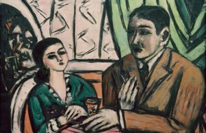 Konstnärscafé av Max Beckmann