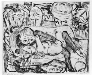 Älskare II av Max Beckmann