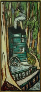 Bruk i Eucalyptus Forest (Mills College) av Max Beckmann