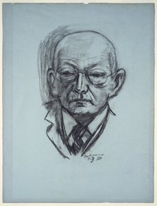 Porträtt av Georg Swarzenski av Max Beckmann