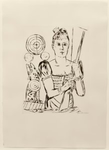 Skjutbana av Max Beckmann