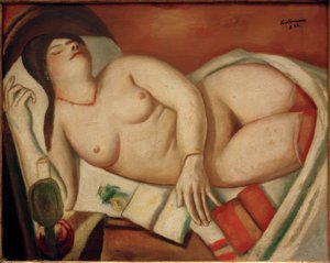 Sovande av Max Beckmann