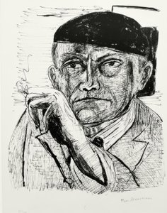 Självporträtt av Max Beckmann