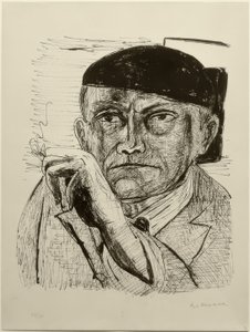 Självporträtt av Max Beckmann