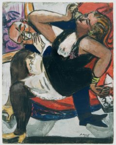 Sittande par av Max Beckmann