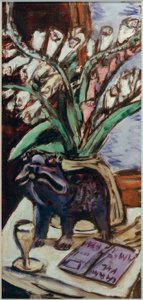 Stilleben med fingerborg av Max Beckmann