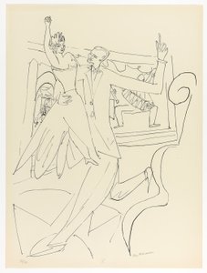 Tango, tallrik fyra från Day and Dream av Max Beckmann