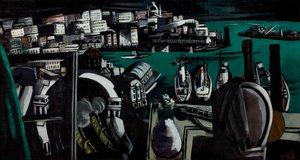 Genuas hamn av Max Beckmann