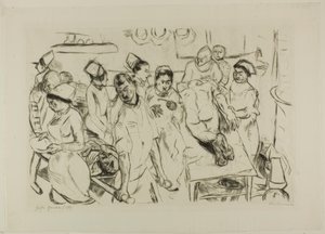 The Large Operation, skylt arton från Gesichter av Max Beckmann