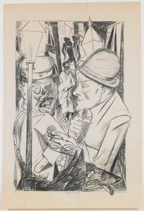 Vägen hem, tallrik 2 från serien "Hell" av Max Beckmann