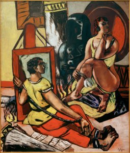 Frestelse (St Antonius frestelse) av Max Beckmann