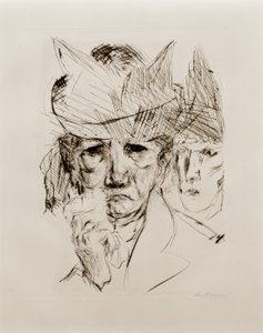 Gråtande kvinna av Max Beckmann
