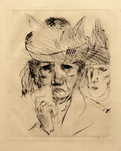 Gråtande kvinna av Max Beckmann