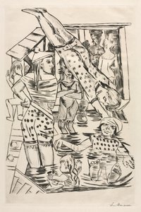 Kvinnors bad av Max Beckmann