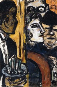 Gult kafé av Max Beckmann