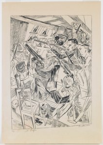 skylt 10: The Last Ones av Max Beckmann