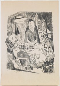 skylt 5: Hunger av Max Beckmann