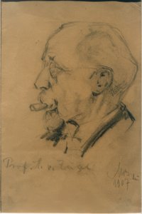 Porträtt av Heinrich von Rein av Max Bergmann