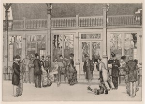 A Glove: The Locale, 1880. av Max Klinger