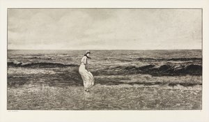 Vid havet (Intermezzi, opus IV, blad 2) av Max Klinger