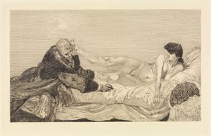 Erbjudande (Ett liv, opus VIII, blad 6) av Max Klinger