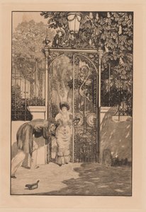Vid porten Am Thor, 1887. av Max Klinger