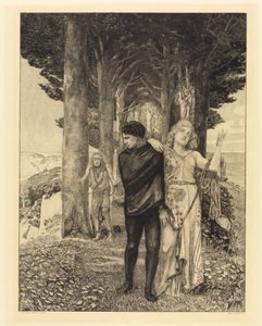 Genie (konstnär) (Om döden, andra delen, opus XI, blad 3) av Max Klinger
