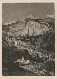 Intermezzo: Moonlit Night Opus IV, 5, 1881. av Max Klinger