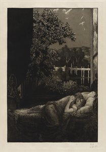Natt (lycka) av Max Klinger