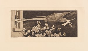 Opus VI, från Paraphrase on the Finding of a Glove, 1881. av Max Klinger