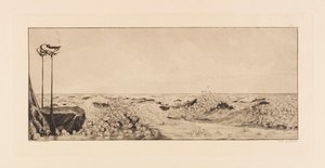 Opus VI, från Paraphrase on the Finding of a Glove, 1881. av Max Klinger