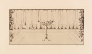 Opus VI, från Paraphrase on the Finding of a Glove, 1881. av Max Klinger