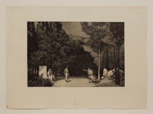 Pyramus och Thisbe III av Max Klinger