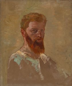 Självporträtt av Max Klinger