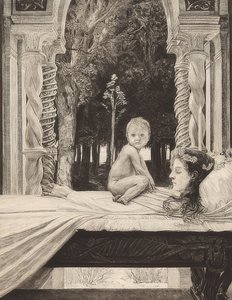 Död mamma. 1889
