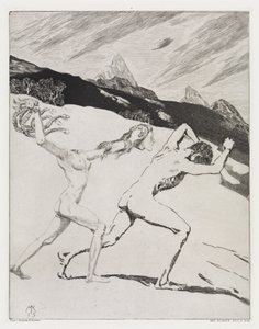 Fördrivning (Tält, Opus XIV, del 2, nr 45) av Max Klinger