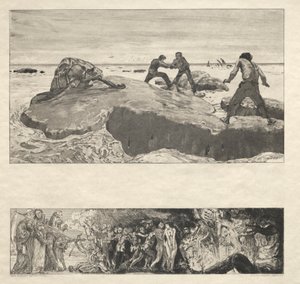 Vom Tode I, Opus II, 1889 2. av Max Klinger