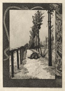 Här är Tode I, Opus I, 1889 nr. 4. av Max Klinger
