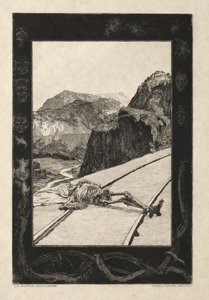 Här är Tode I, Opus I, 1889 nr. 8. av Max Klinger