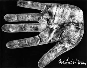 Avtryck av Max Liebermanns hand av Max Liebermann